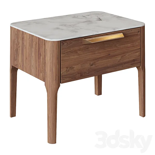 Bedside table CP1806-H 3D Model Bedside table CP1806-H 3D Model