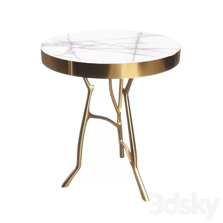 Bedside table Eichholtz Veritas 3D Model Bedside table Eichholtz Veritas 3D Model