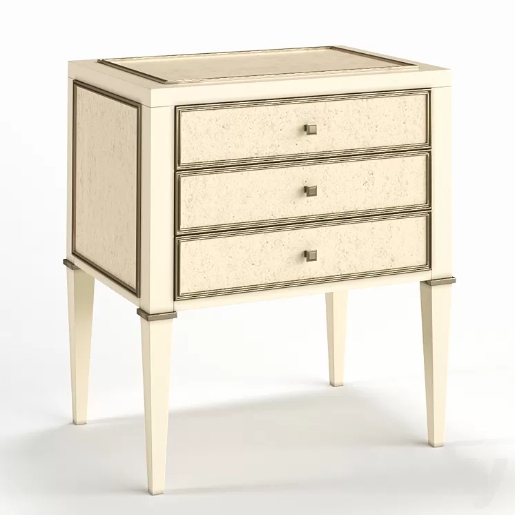 Bedside table For Your Eyes Only 3D Model