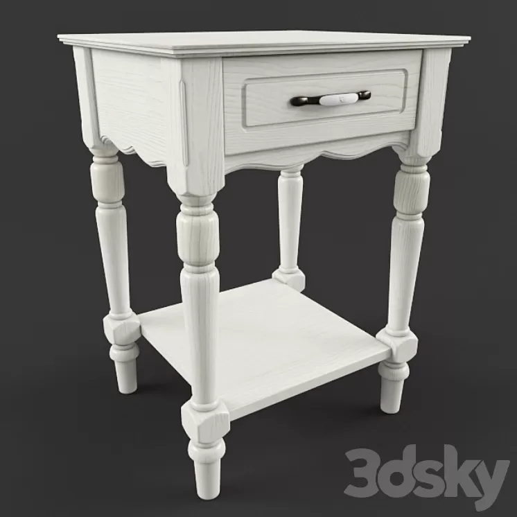 Bedside table Francoise 3D Model