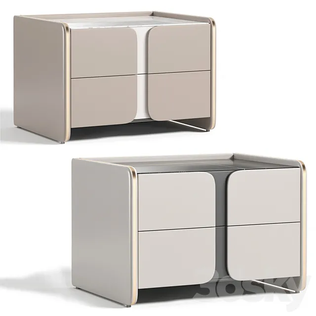 Bedside table Havasu II 3D Model