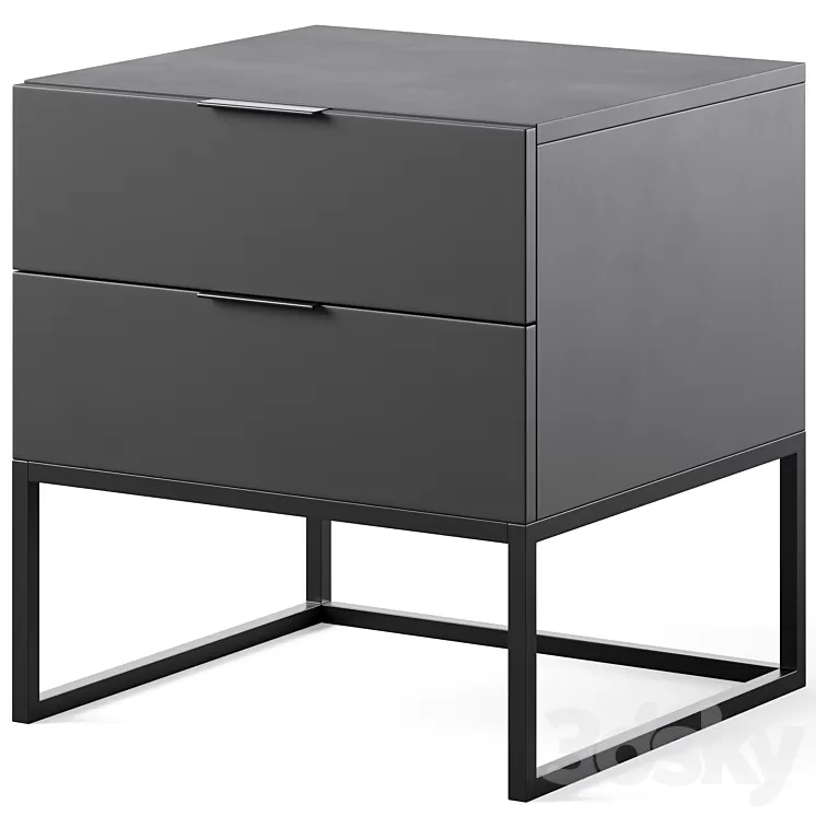 Bedside table Kobe by Actona 3D Model Free Download Bedside table Kobe by Actona 3D Model Free Download