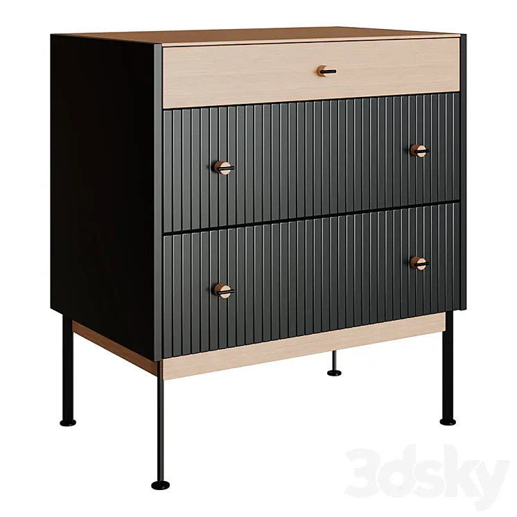 Bedside table Land 3D Model Free Download