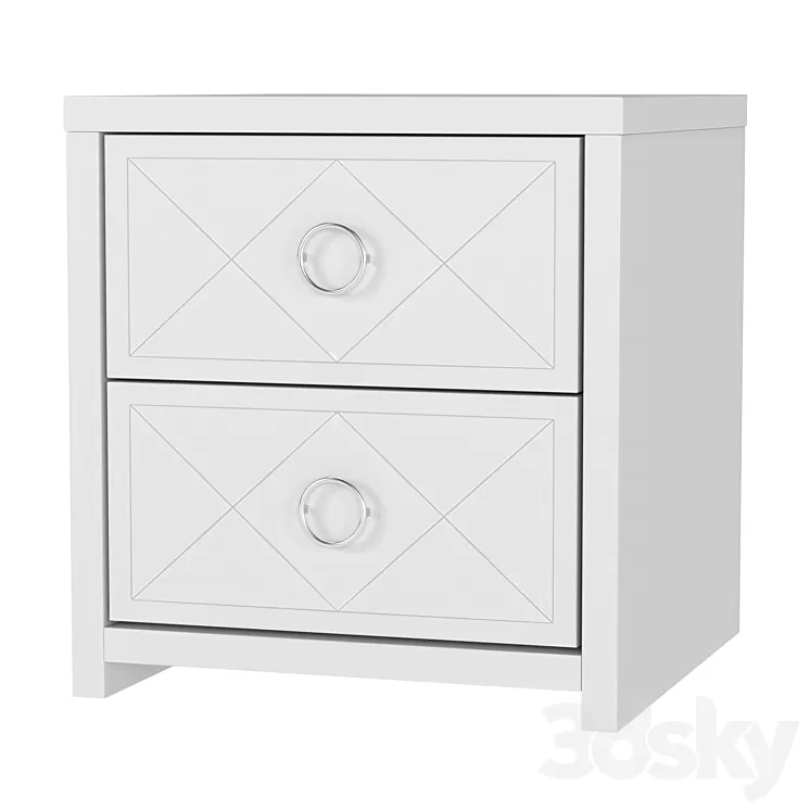 Bedside table Lucido 3D Model