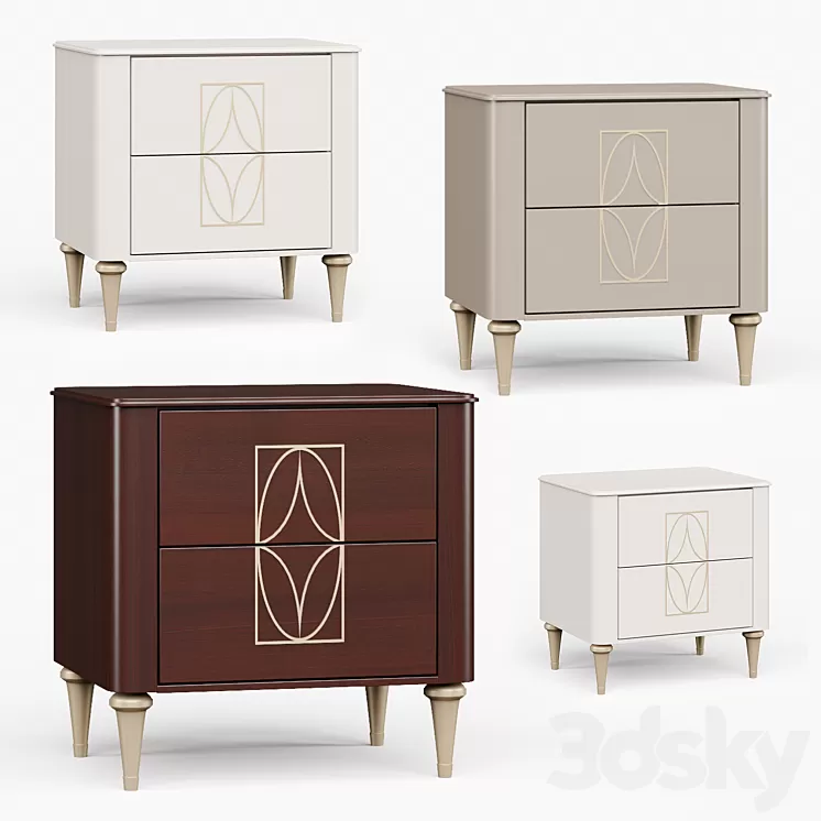 Bedside table Mugali Maria 3D Model Free Download