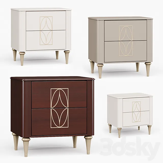 Bedside table Mugali Maria 3DModel Bedside table Mugali Maria 3DModel