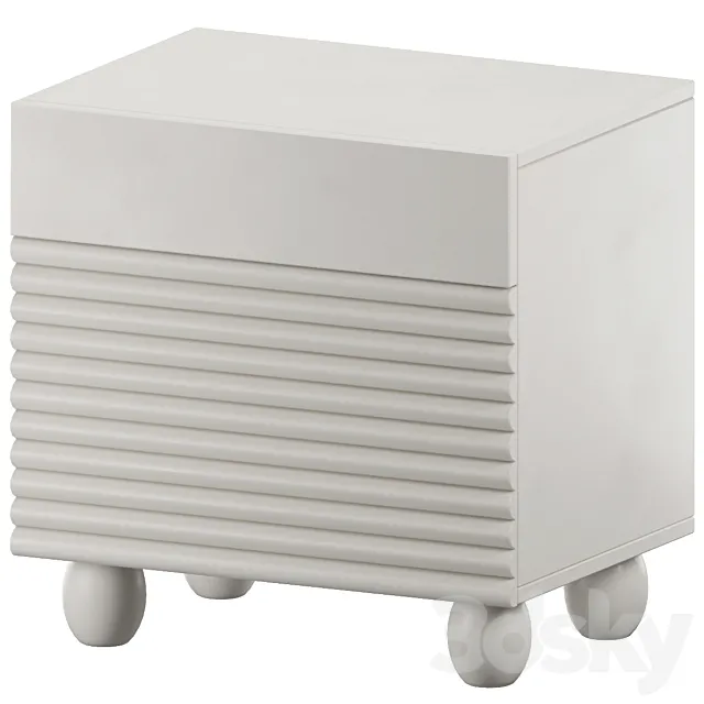 bedside table Nightstand 3D Model