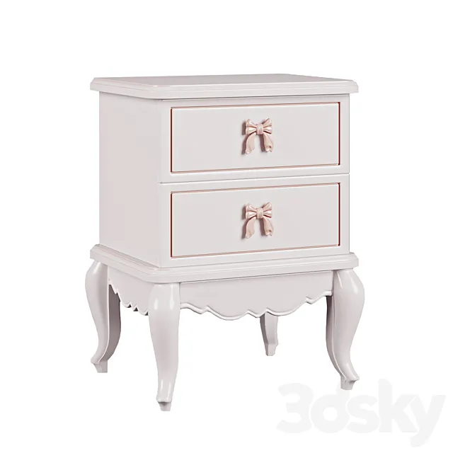 Bedside table Princess Angelicroom PR-13 3DModel Bedside table Princess Angelicroom PR-13 3DModel