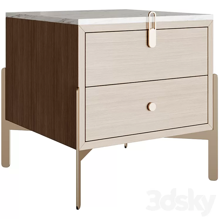 Bedside table ROLF BENZ 914 3D Model Free Download