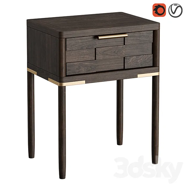 Bedside table Textures 3D Model Bedside table Textures 3D Model
