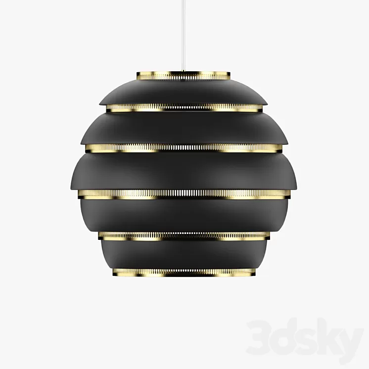 Beehive Pendant Light A331 By Artek 3D Model