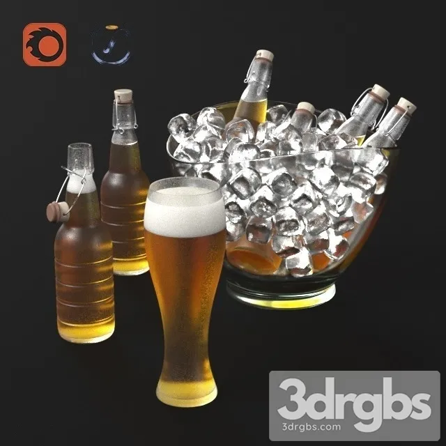 Beer Ice 3D Model Download