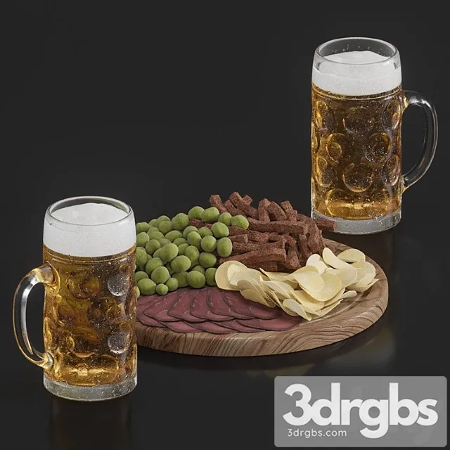 Beer set 3D Model Download