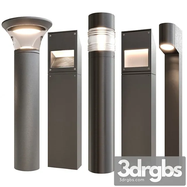 Bega Bollard Lights 3D Model Download Bega Bollard Lights 3D Model Download