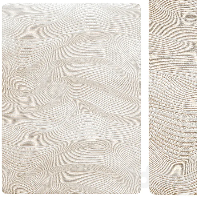 Beige carpet 3D Model Beige carpet 3D Model