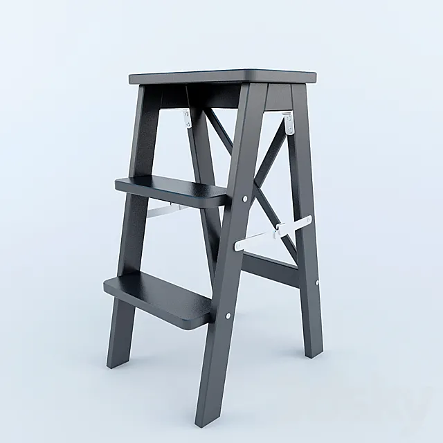 BEKVEM Stepladder 3D Model BEKVEM Stepladder 3D Model