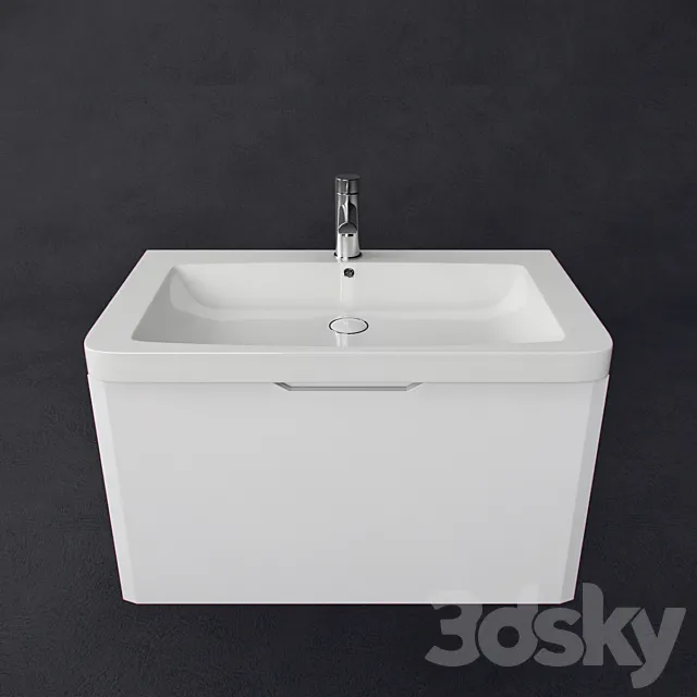 BelBagno Ancona 80 3D Model BelBagno Ancona 80 3D Model