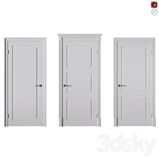 Belgravia doors Matera L-DG 3D Model