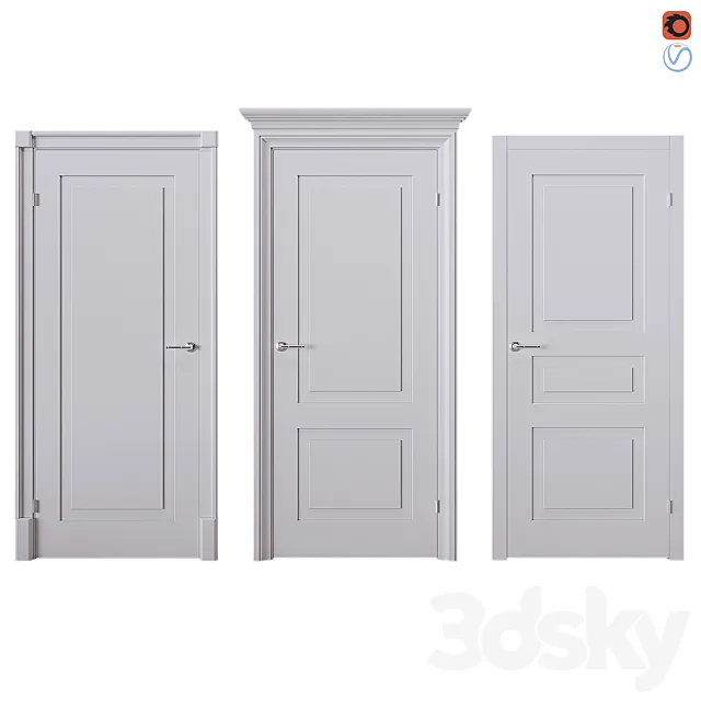 Belgravia doors Matera Z-DG 3D Model