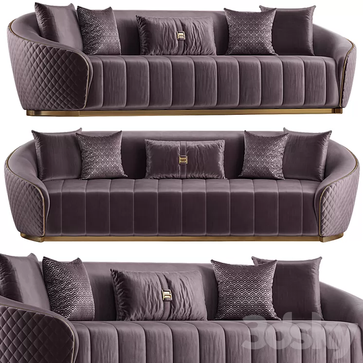 Bell sofa 3D Model Free Download