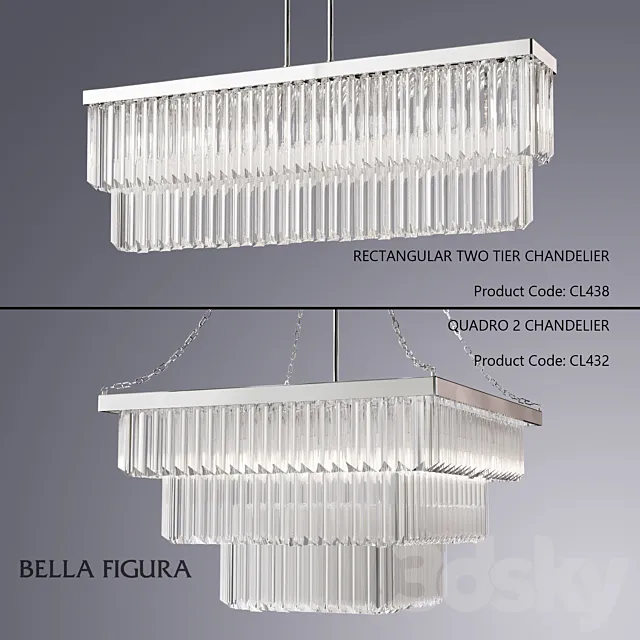 Bella Figura 2 pendants (vray. corona) 3DModel