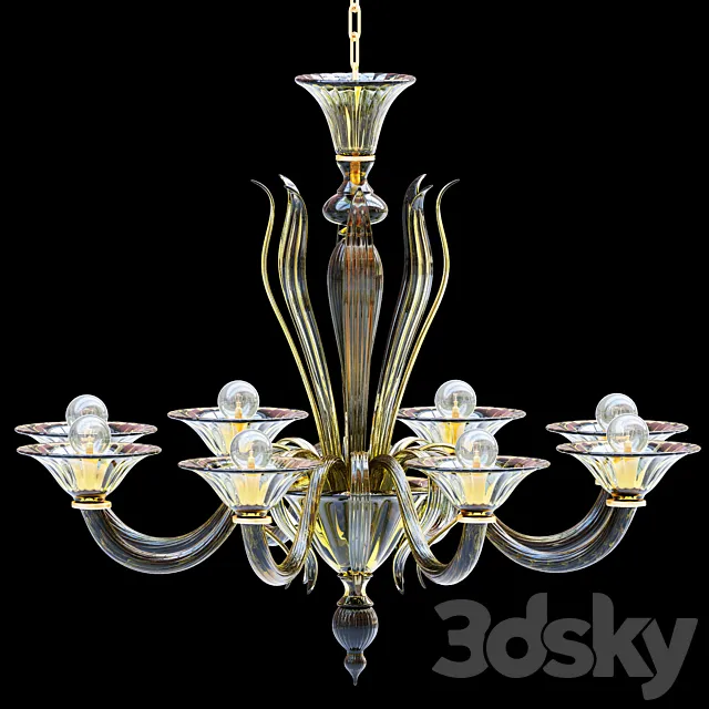 Bella Figura CL519 Celini Small Chandelier 3D Model Bella Figura CL519 Celini Small Chandelier 3D Model
