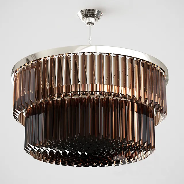 Bella Figura Two Tier Drum Chandelier (vray + corona) 3DModel