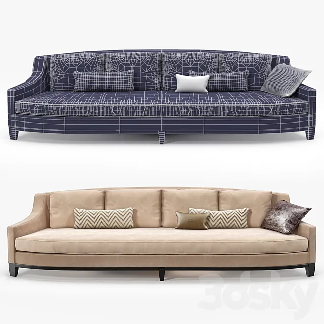 Bellavista Sofa Josephine 3D Model Bellavista Sofa Josephine 3D Model