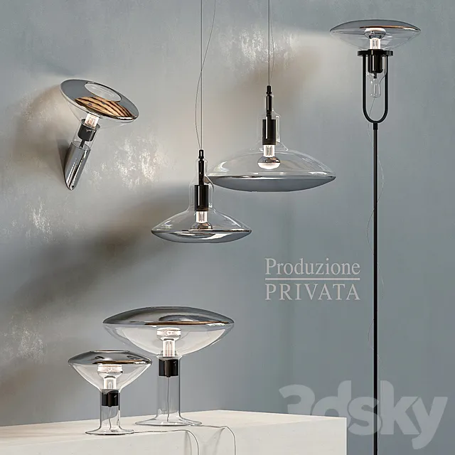 BELLE SOIREE lightning set 3DModel BELLE SOIREE lightning set 3DModel