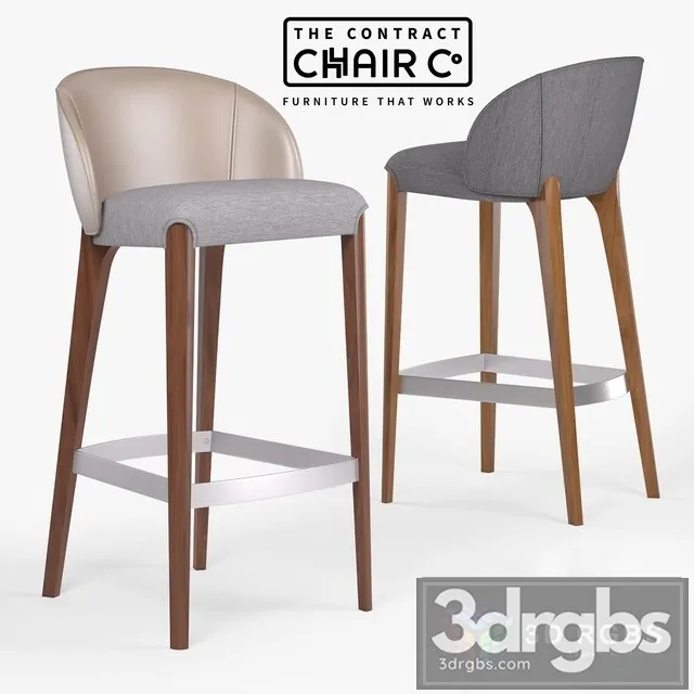 Bellevue Barstool 3D Model Download