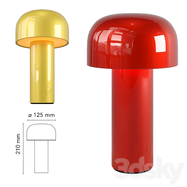 Bellhop Table Lamp 3D Model Bellhop Table Lamp 3D Model