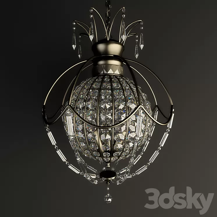 Bellini 3Lt Chandelier 3D Model Bellini 3Lt Chandelier 3D Model