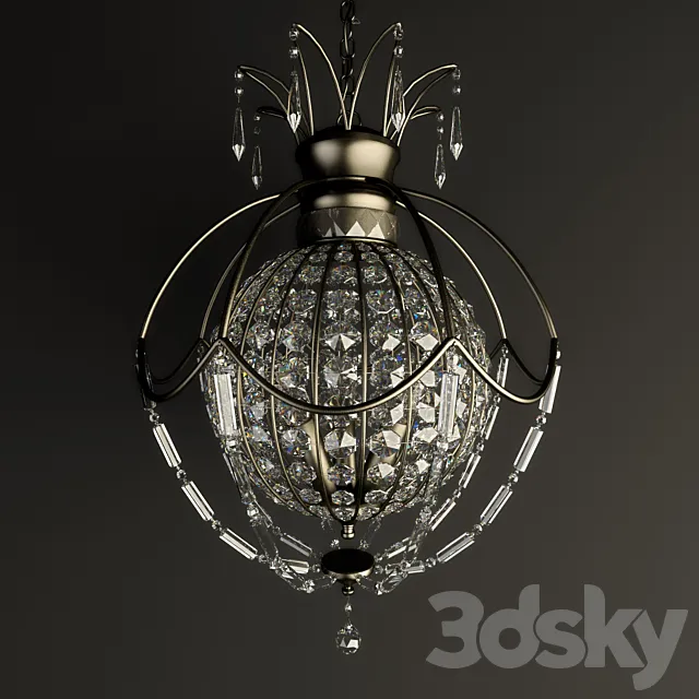 Bellini 3Lt Chandelier 3DModel Bellini 3Lt Chandelier 3DModel