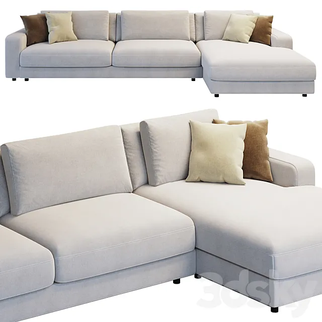 Bellini Corner Sofa 3D Model Bellini Corner Sofa 3D Model