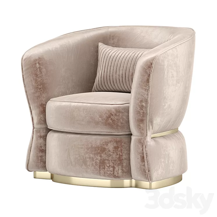 BELLONA Lorenzo W Armchair 3D Model Free Download
