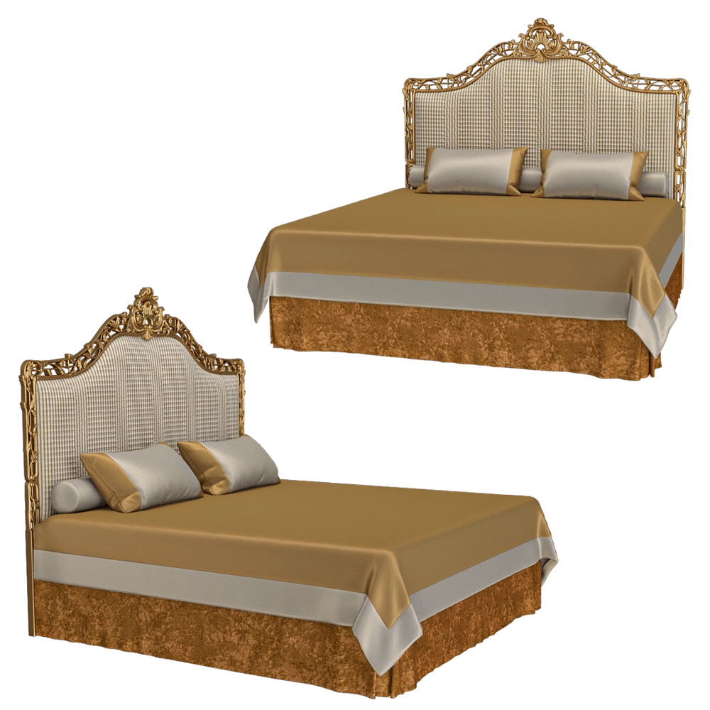 Bellotti Ezio – Bed 3710 3D Model Bellotti Ezio – Bed 3710 3D Model