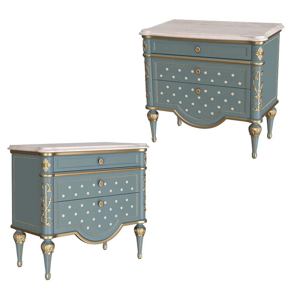 Bellotti Ezio  – Chest of drawers 3714 3D Model