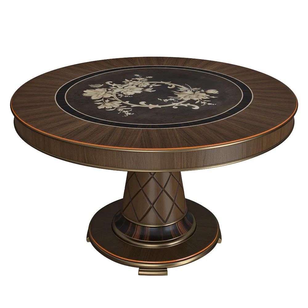 Bellotti Ezio – Dining table Cromie 3D Model Bellotti Ezio – Dining table Cromie 3D Model