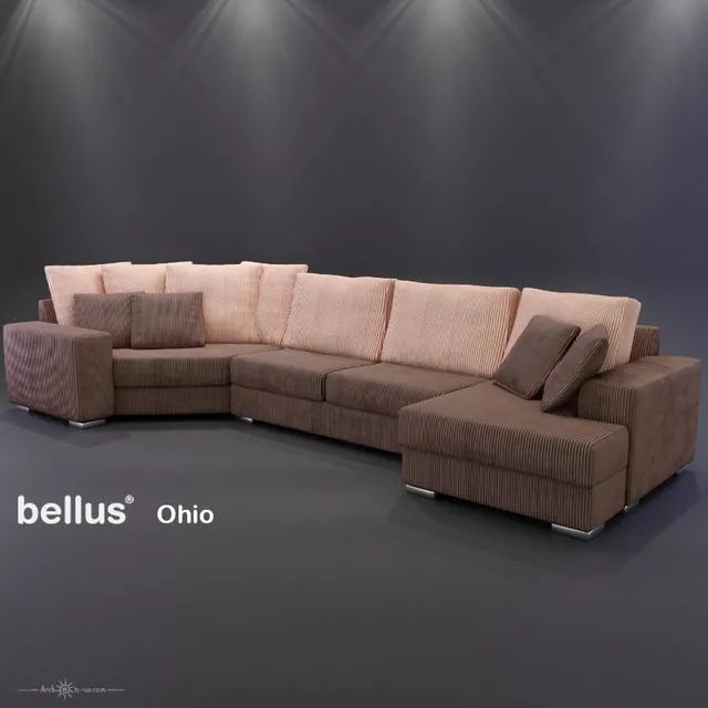 Bellus Ohio sofa 3D Model