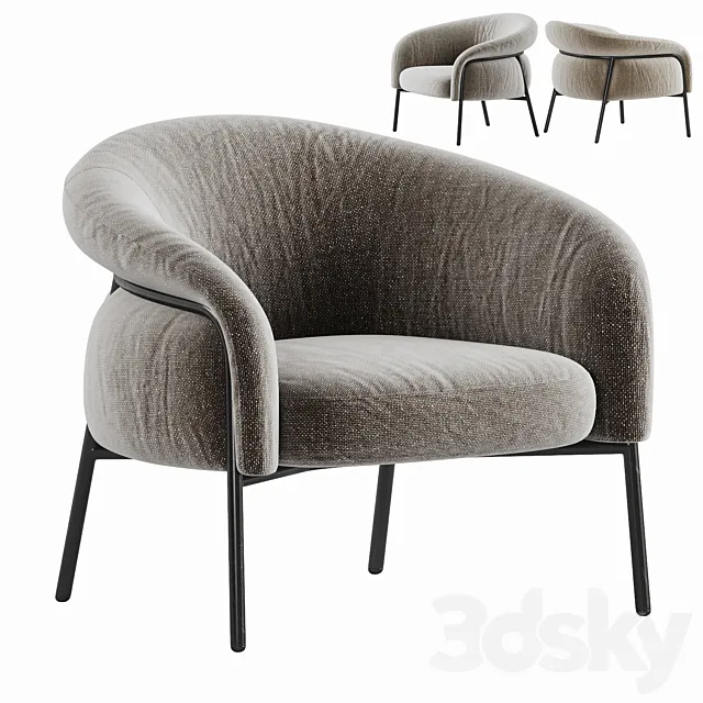 Belly Armchair 3D Model Belly Armchair 3D Model