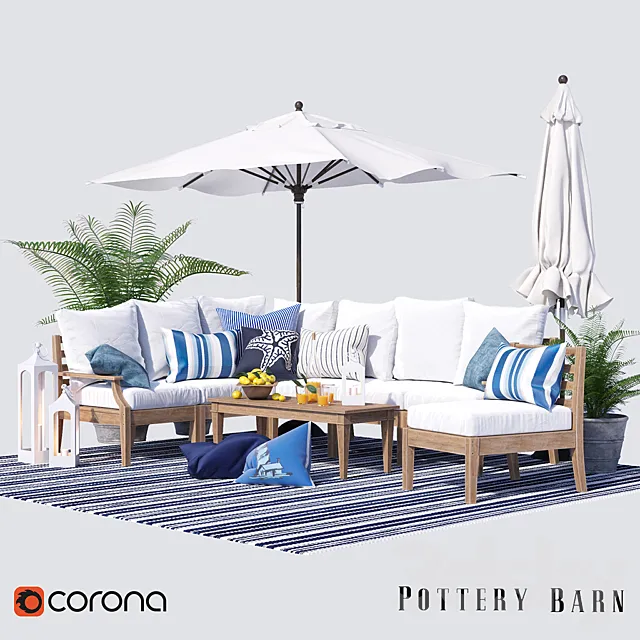 Belmont sectional set 3DModel