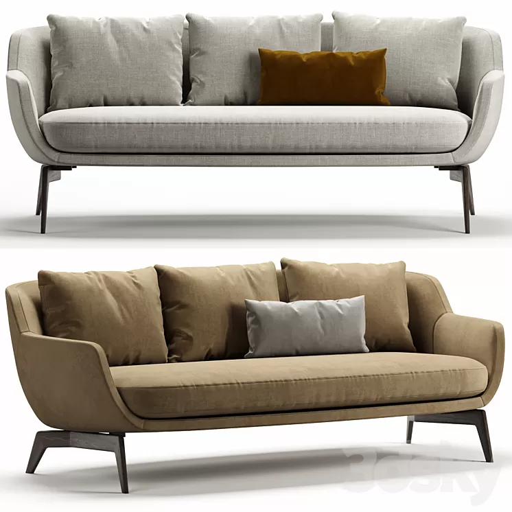 BELT sofa – Minotti 3D Model Free Download