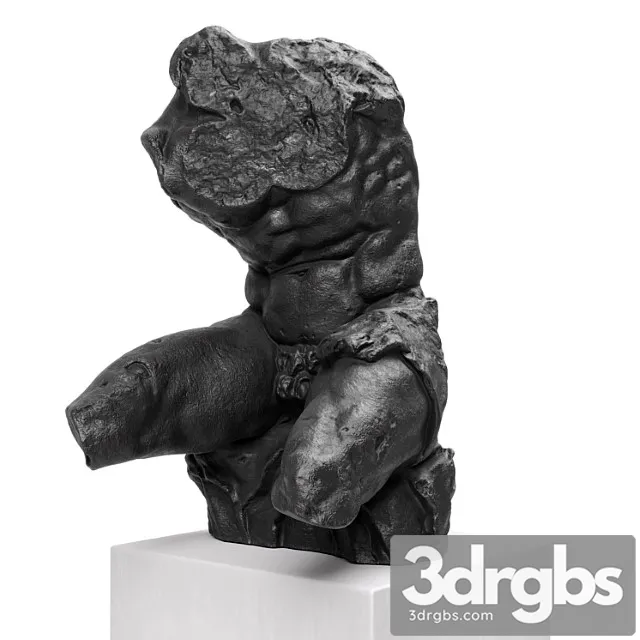 Belvedere torso sculpture black Belvedere torso sculpture black