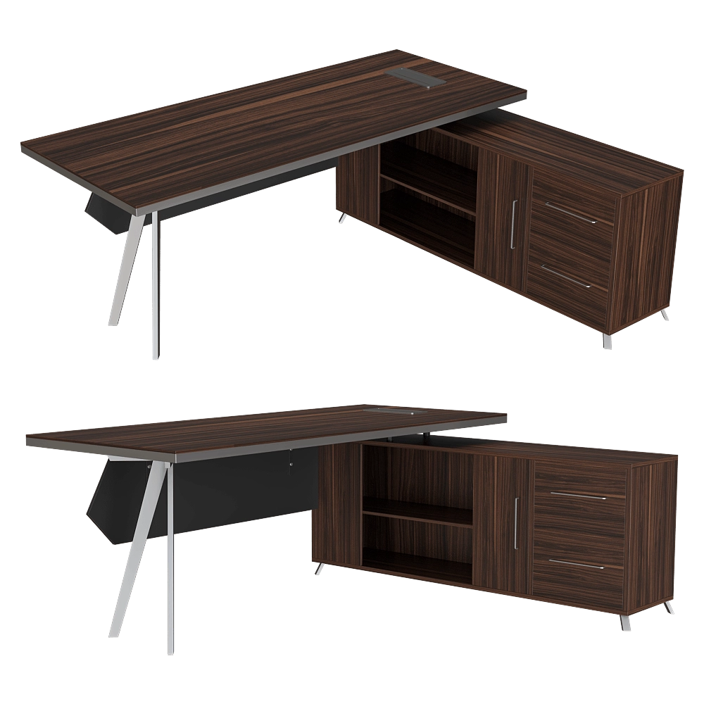 Bemondi – Desk with assistant PLATINUM 20C 3D Model