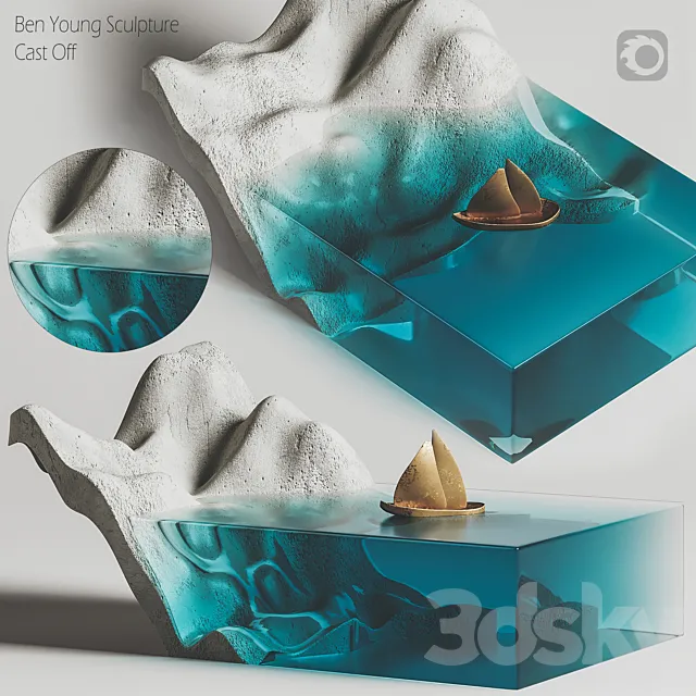 Ben Young Sculpture-Cast Off 3DModel Ben Young Sculpture-Cast Off 3DModel