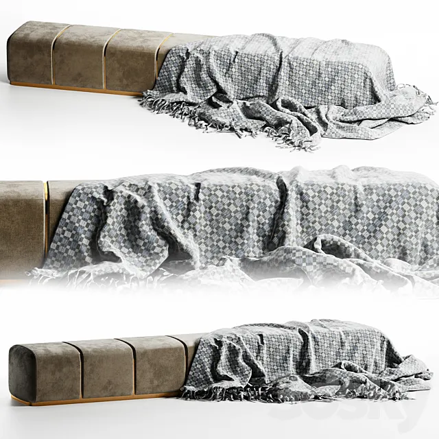 Bench 3D Model Bench 3D Model