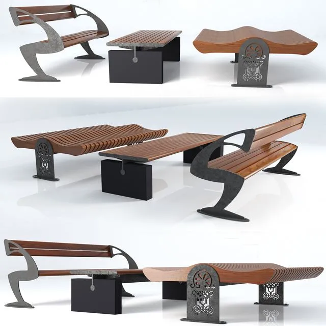 Bench 3D Model