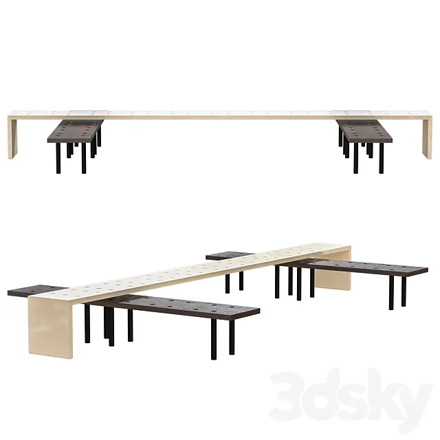 bench 3DModel