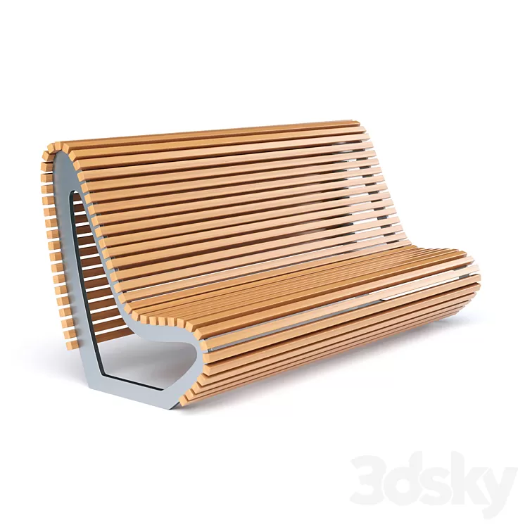 “Bench Adanat “”New Wave””” 3D Model “Bench Adanat “”New Wave””” 3D Model