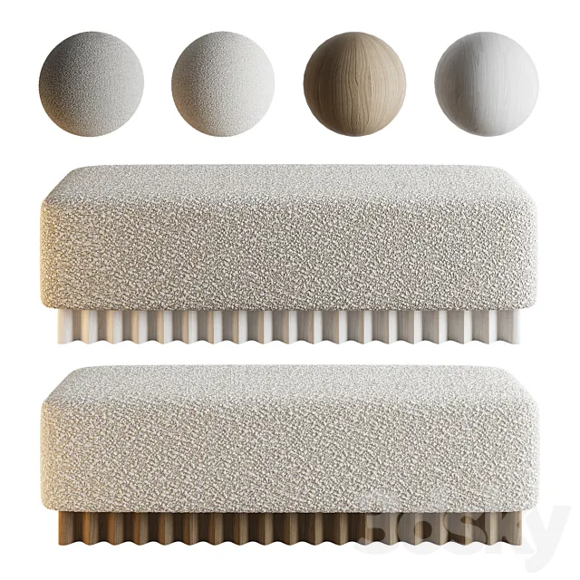 Bench AEMILIUS 3D Model Bench AEMILIUS 3D Model